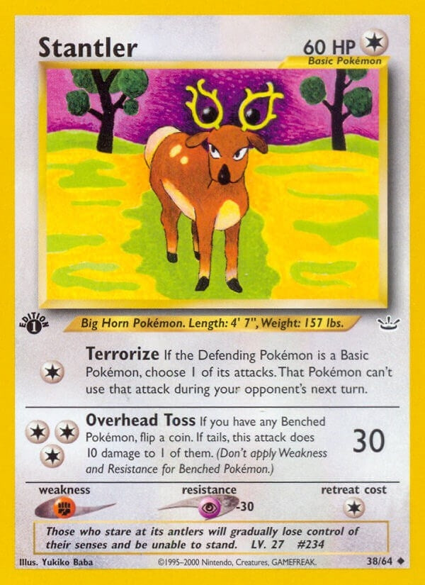 Image for Stantler (38/64) (N3) - Pokemon