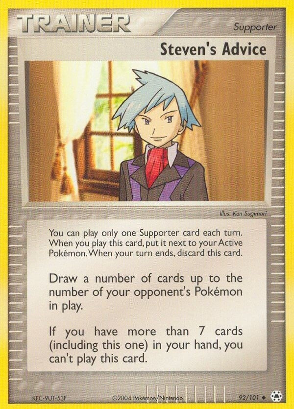 Image for Steven's Advice (92/101) (HL) - Pokemon