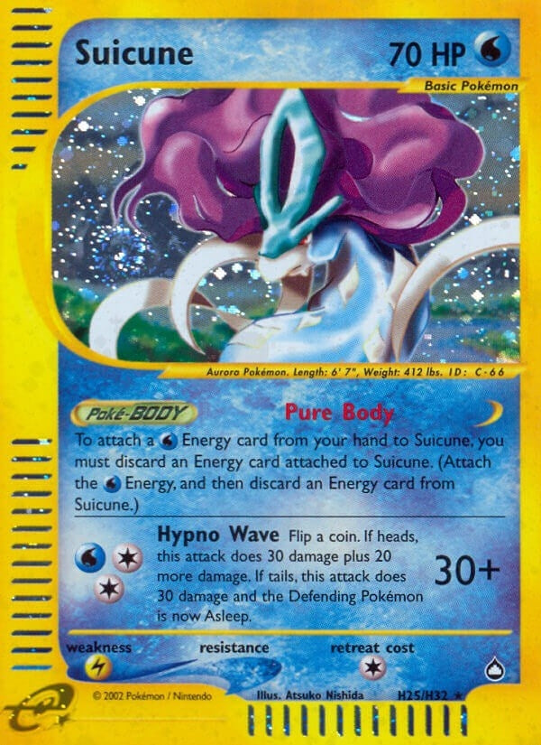 Image for Suicune (H25) (H25/H32) (AQ) - Pokemon