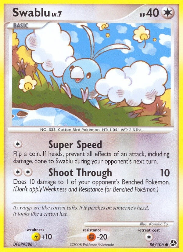 Image for Swablu (86/106) (GE) - Pokemon