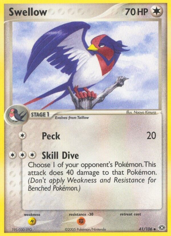 Image for Swellow (41/106) (EM) - Pokemon