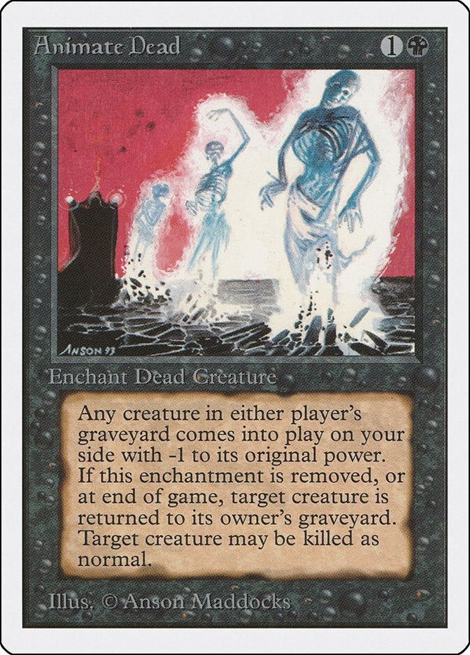 Image for Animate Dead (2ED) - Magic: The Gathering