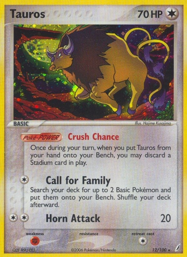 Image for Tauros (12/100) (CG) - Pokemon