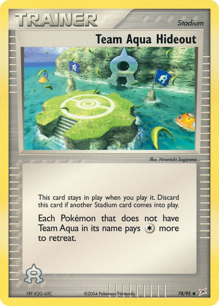 Image for Team Aqua Hideout (78/95) (MA) - Pokemon