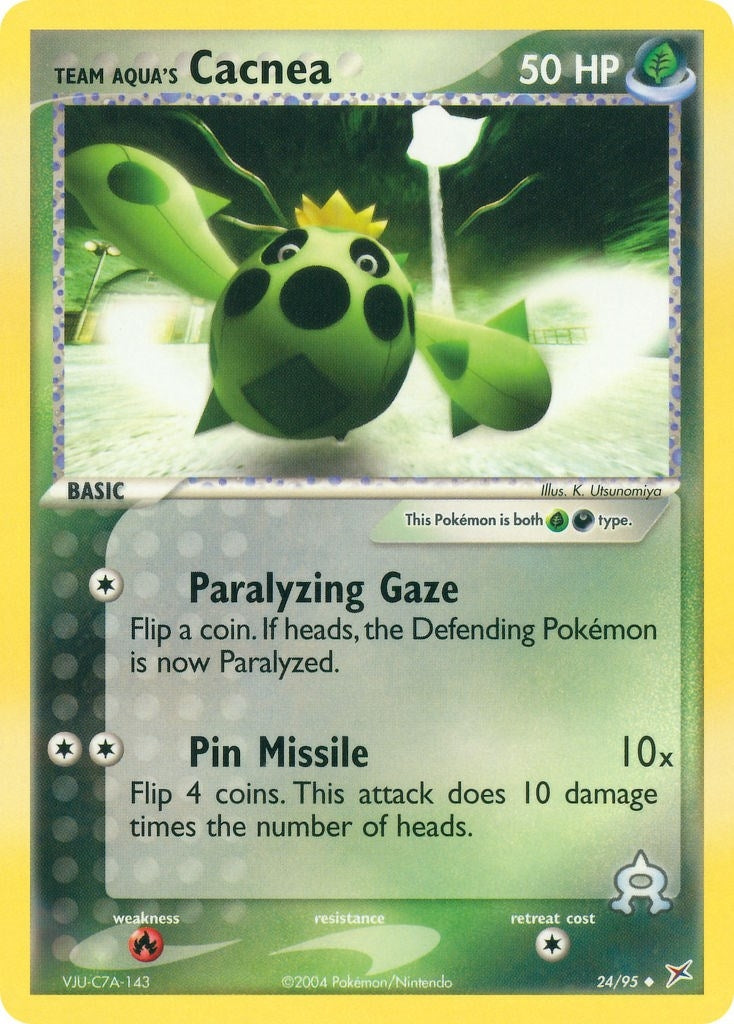 Image for Team Aqua's Cacnea (24/95) (MA) - Pokemon