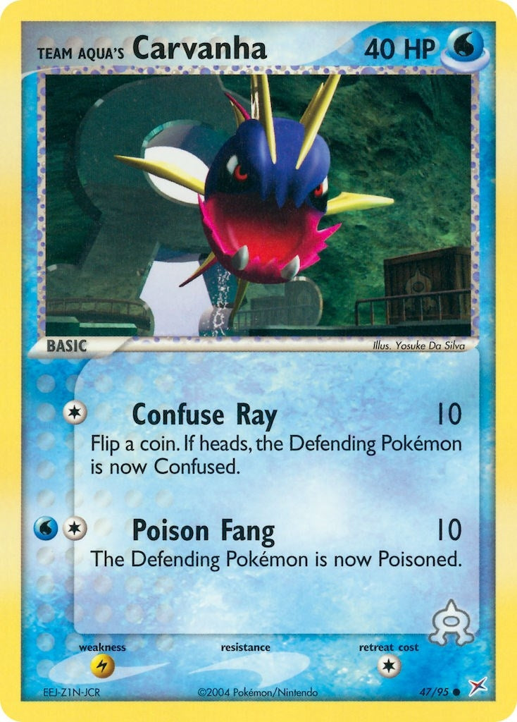 Image for Team Aqua's Carvanha (47/95) (MA) - Pokemon
