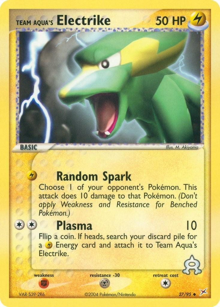 Image for Team Aqua's Electrike (27/95) (MA) - Pokemon