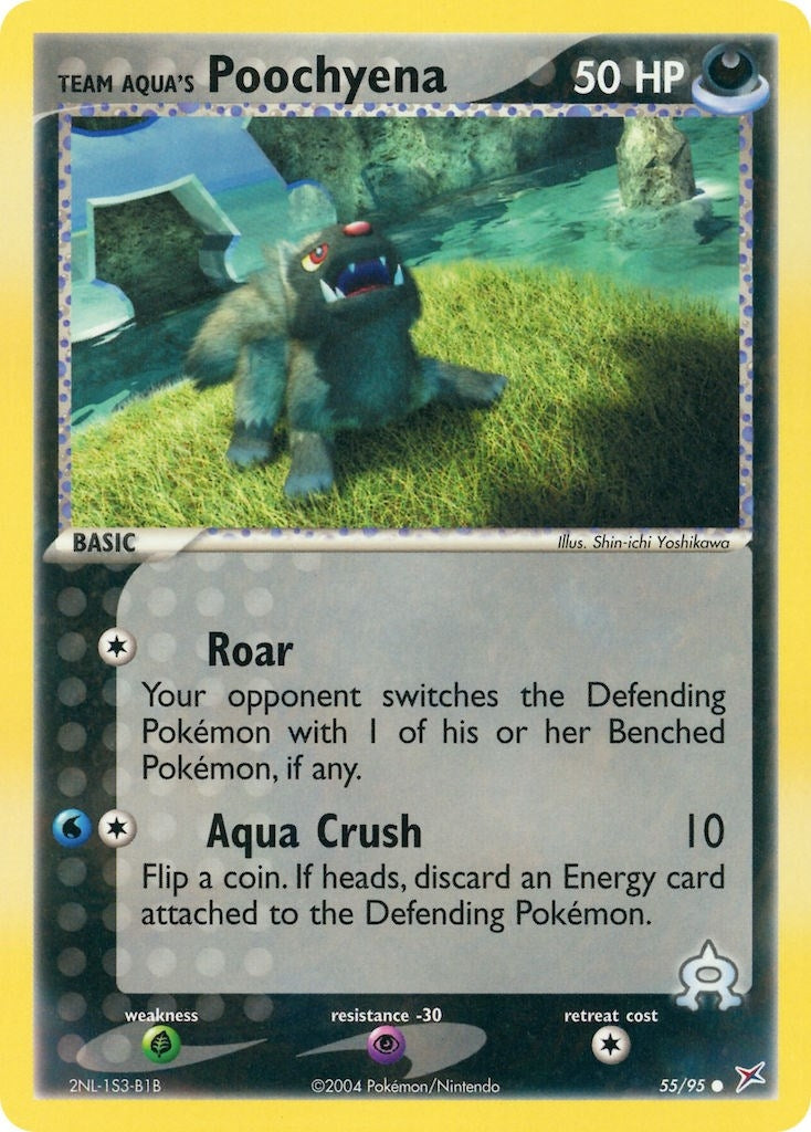 Image for Team Aqua's Poochyena (55/95) (MA) - Pokemon