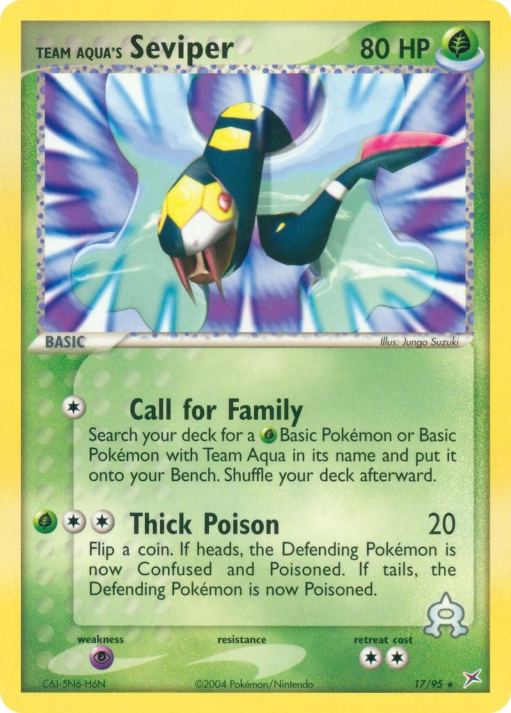 Image for Team Aqua's Seviper (17/95) (MA) - Pokemon