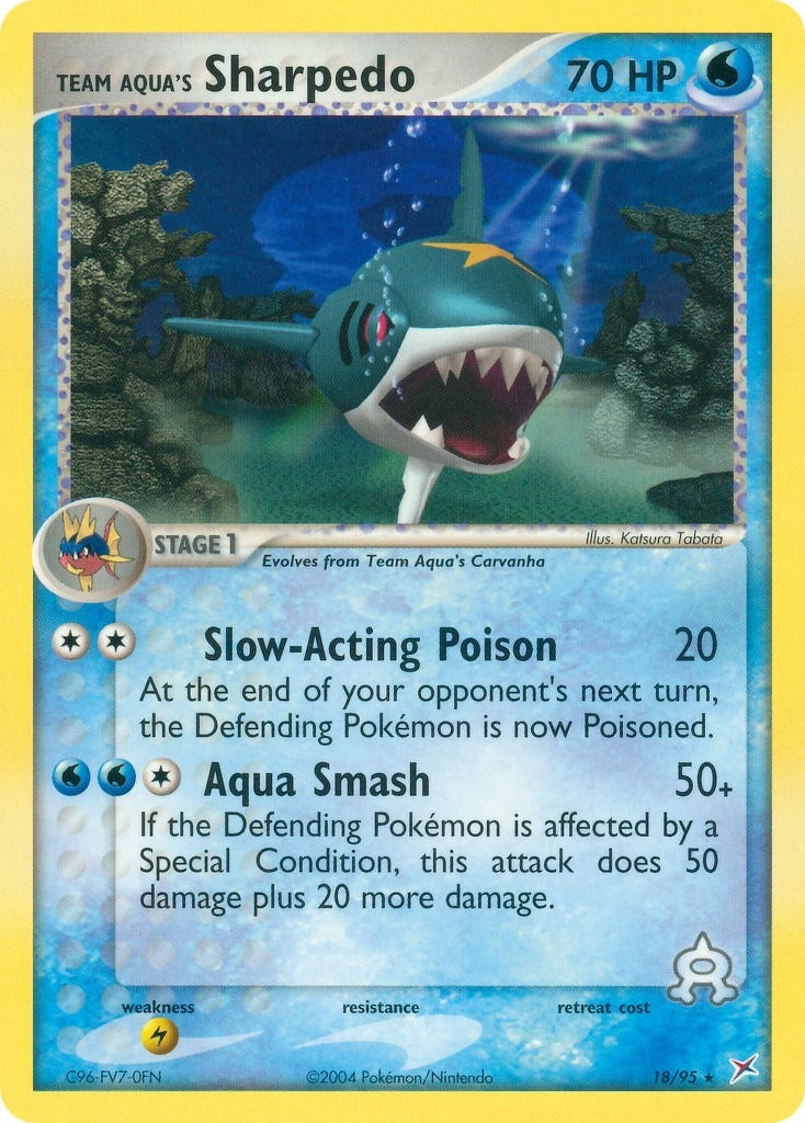 Image for Team Aqua's Sharpedo (18/95) (MA) - Pokemon