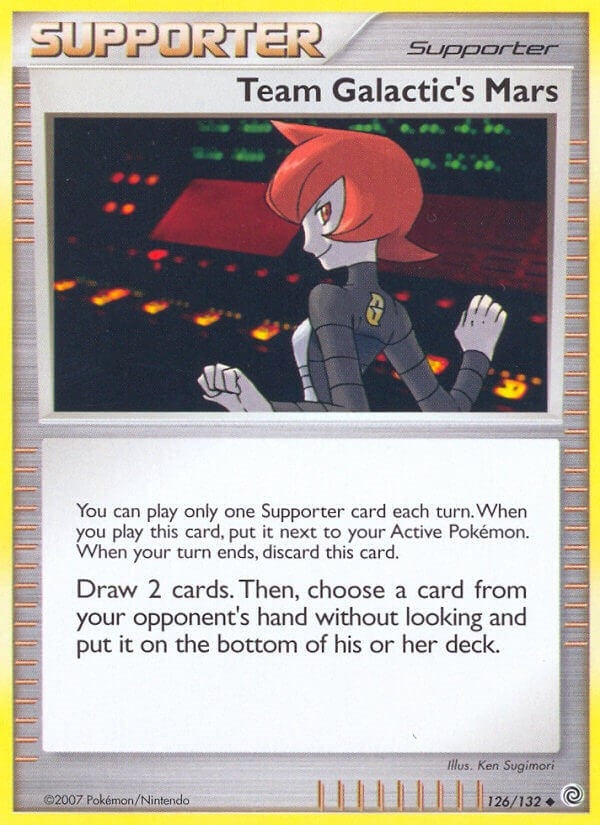 Image for Team Galactic's Mars (126/132) (SW) - Pokemon