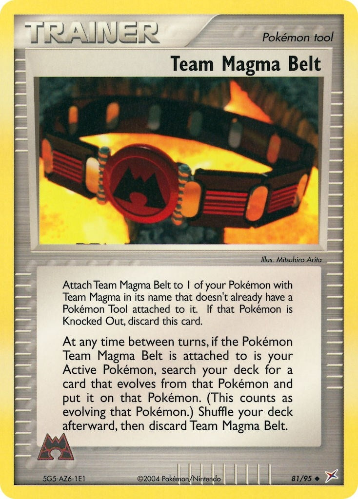 Image for Team Magma Belt (81/95) (MA) - Pokemon