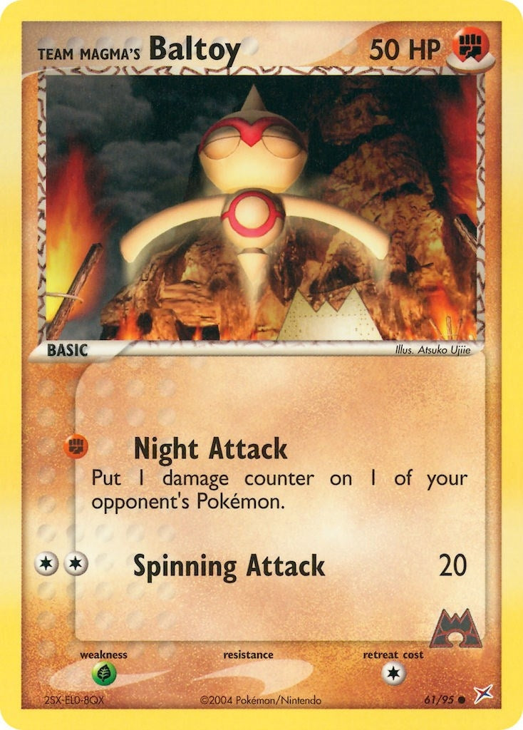Image for Team Magma's Baltoy (61/95) (MA) - Pokemon