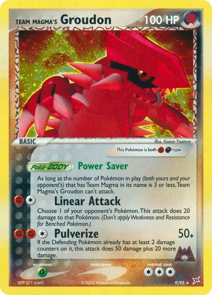 Image for Team Magma's Groudon (9/95) (MA) - Pokemon