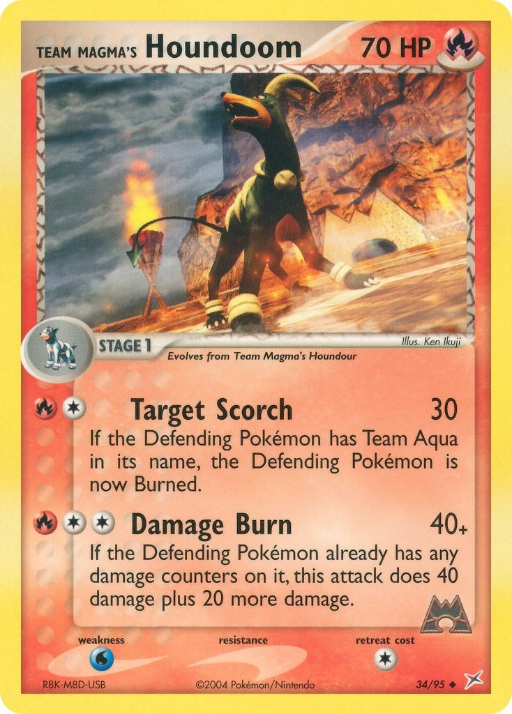 Image for Team Magma's Houndoom (34/95) (MA) - Pokemon