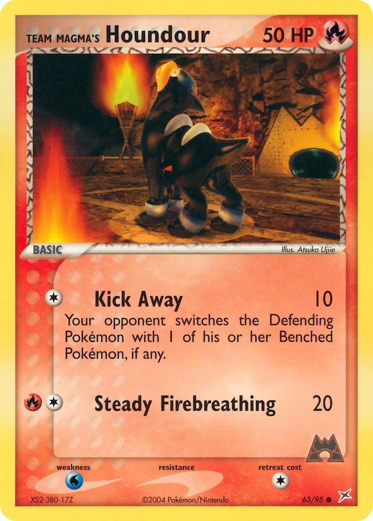 Image for Team Magma's Houndour (63/95) (MA) - Pokemon