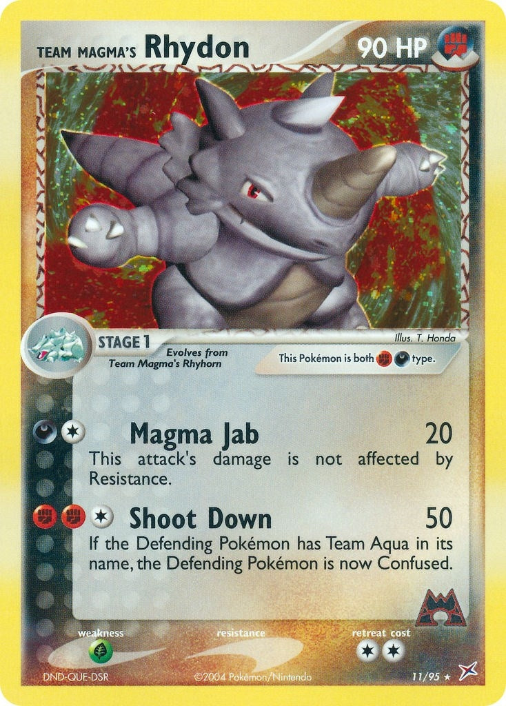 Image for Team Magma's Rhydon (11/95) (MA) - Pokemon