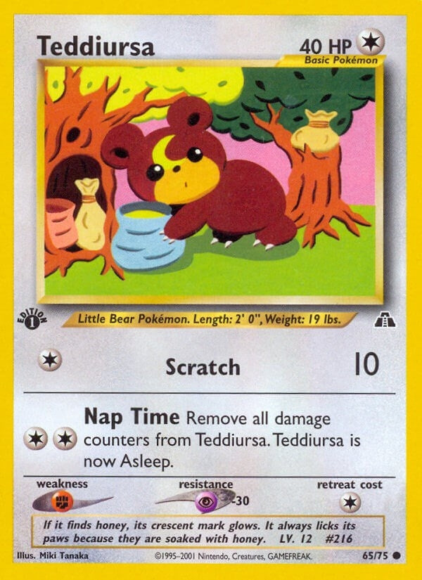 Image for Teddiursa (65/75) (N2) - Pokemon