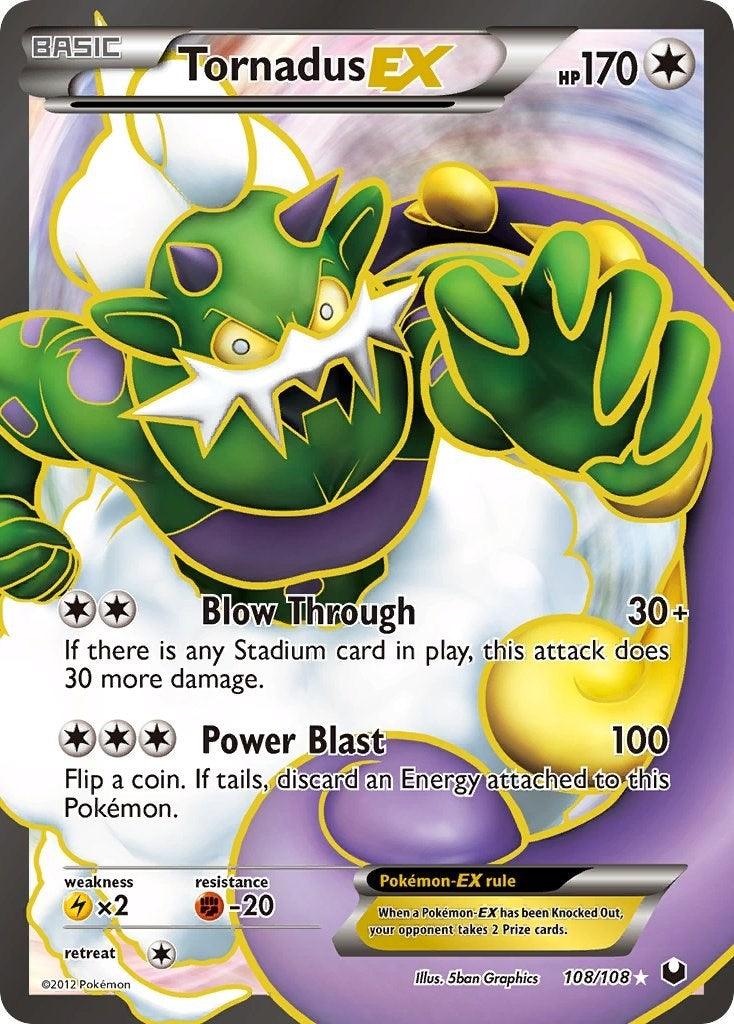 Image for Tornadus EX (108 Full Art) (108/108) (DEX) - Pokemon