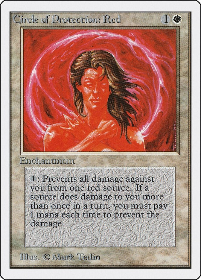 Image for Circle of Protection: Red - Magic: The Gathering