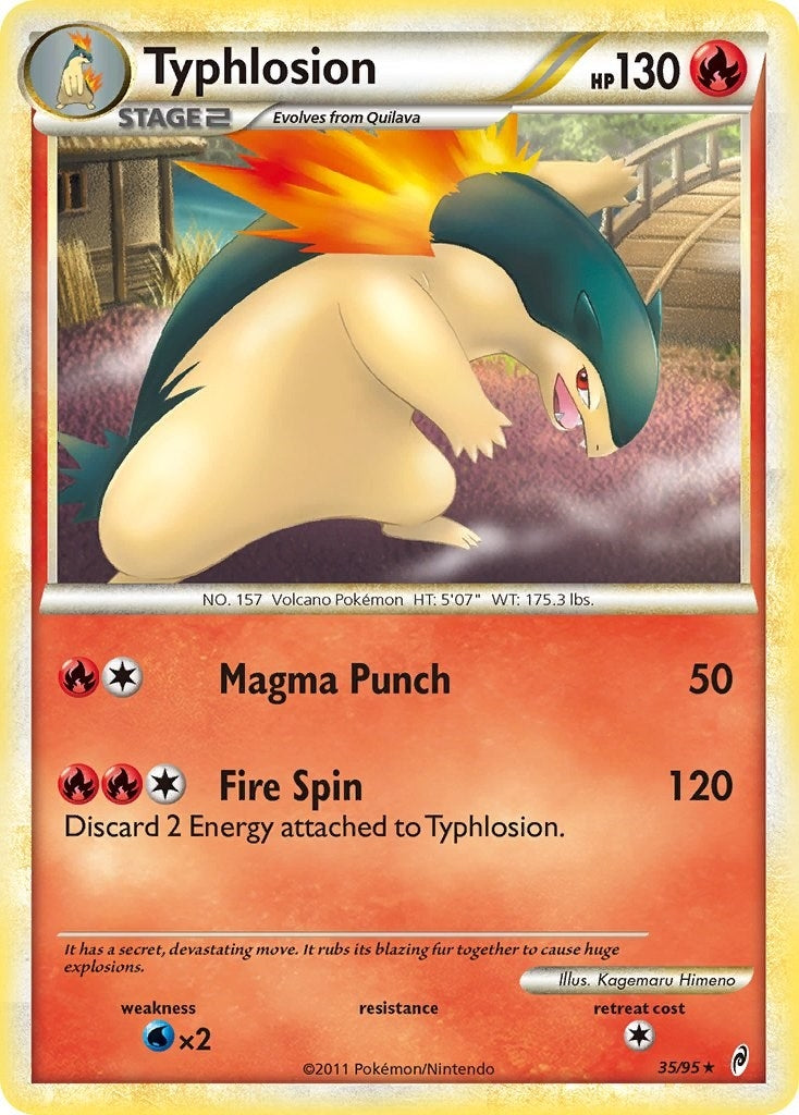 Image for Typhlosion (35/95) (CL) - Pokemon