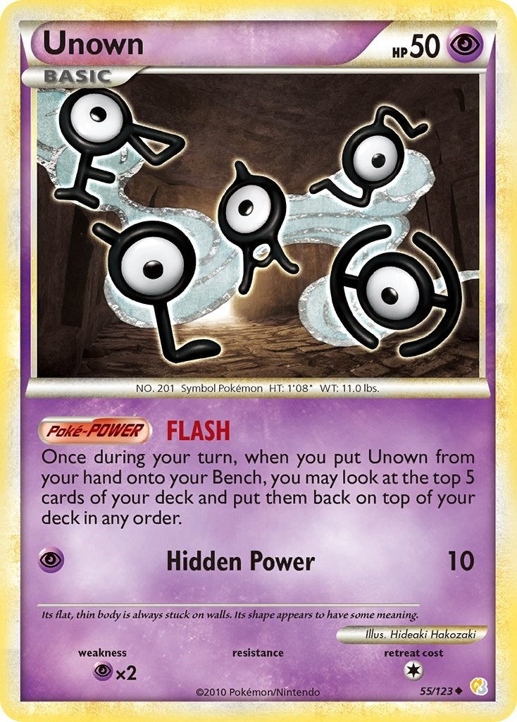 Image for Unown (55) (55/123) (HS) - Pokemon