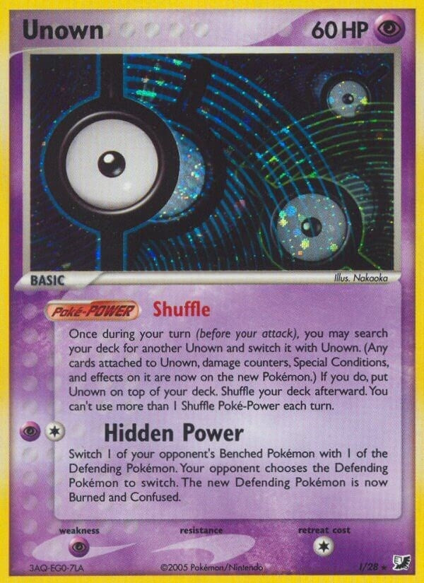 Image for Unown (I) (I/28) (UF) - Pokemon