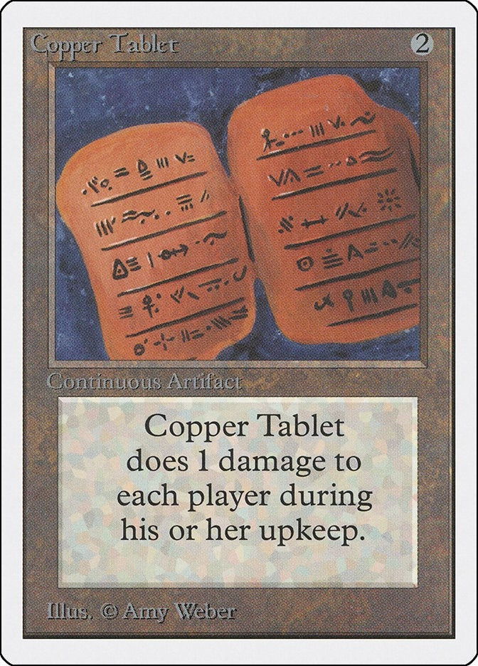 Image for Copper Tablet - Magic: The Gathering