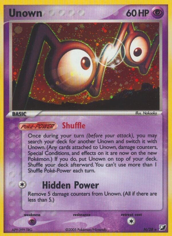 Image for Unown (N) (N/28) (UF) - Pokemon