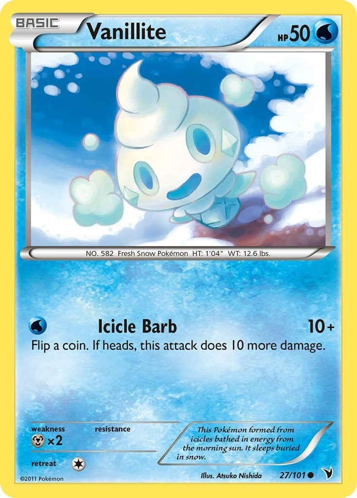 Image for Vanillite (27/101) (NVI) - Pokemon