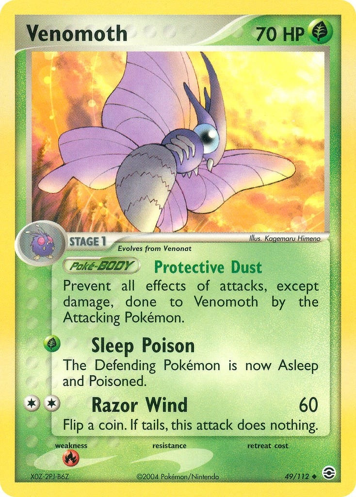 Image for Venomoth (49/112) (RG) - Pokemon