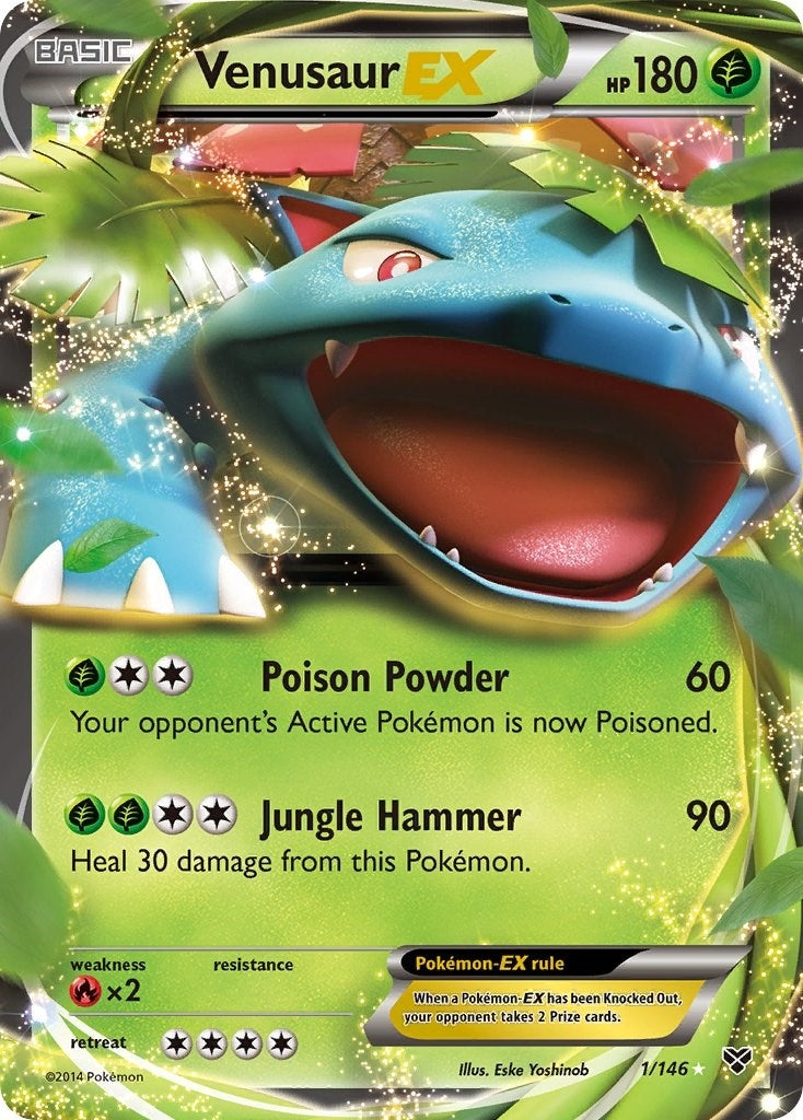 Image for Venusaur EX (1/146) (XY) - Pokemon