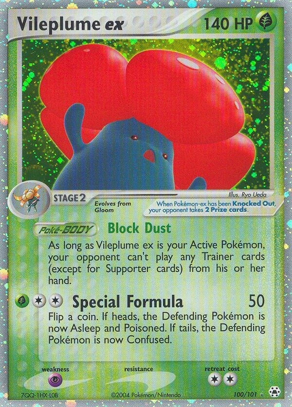 Image for Vileplume ex (100/101) (HL) - Pokemon