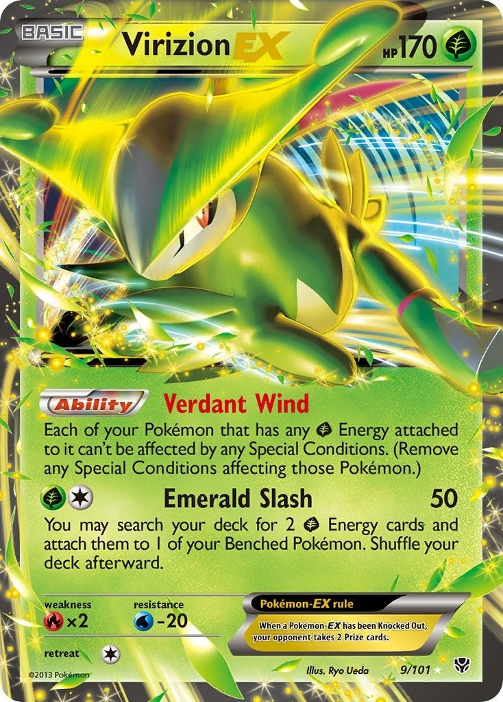 Image for Virizion EX (9/101) (PLB) - Pokemon