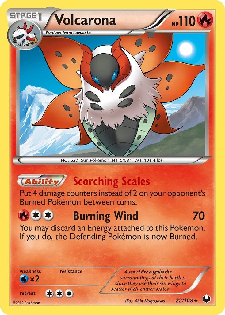Image for Volcarona (22/108) (DEX) - Pokemon