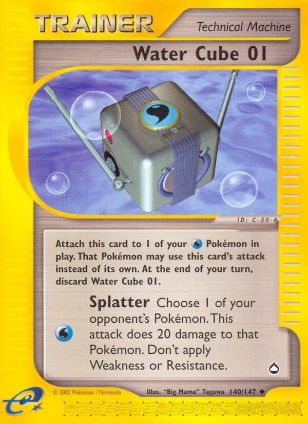 Image for Water Cube 01 (140/147) (AQ) - Pokemon