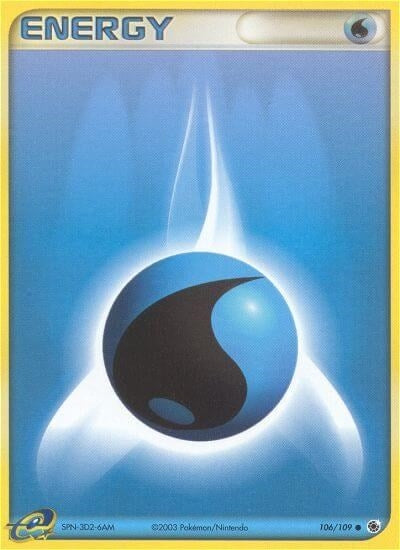 Image for Water Energy (106/109) (RS) - Pokemon