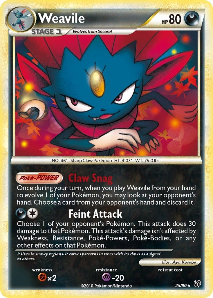 Image for Weavile (25/90) (UD) - Pokemon