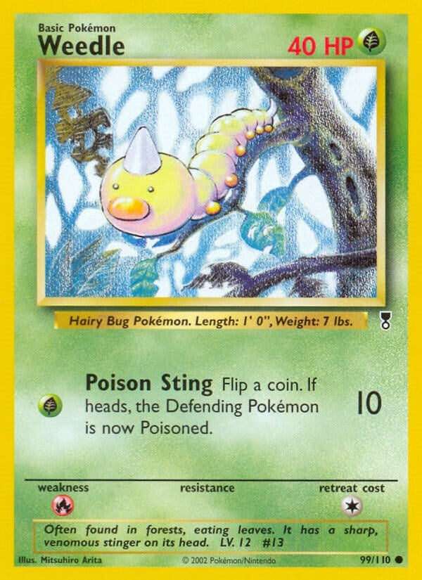 Image for Weedle (099/110) (LC) - Pokemon