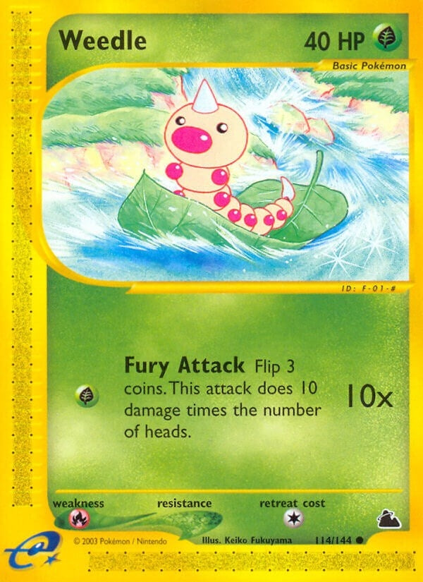 Image for Weedle (114) (114/144) (SK) - Pokemon