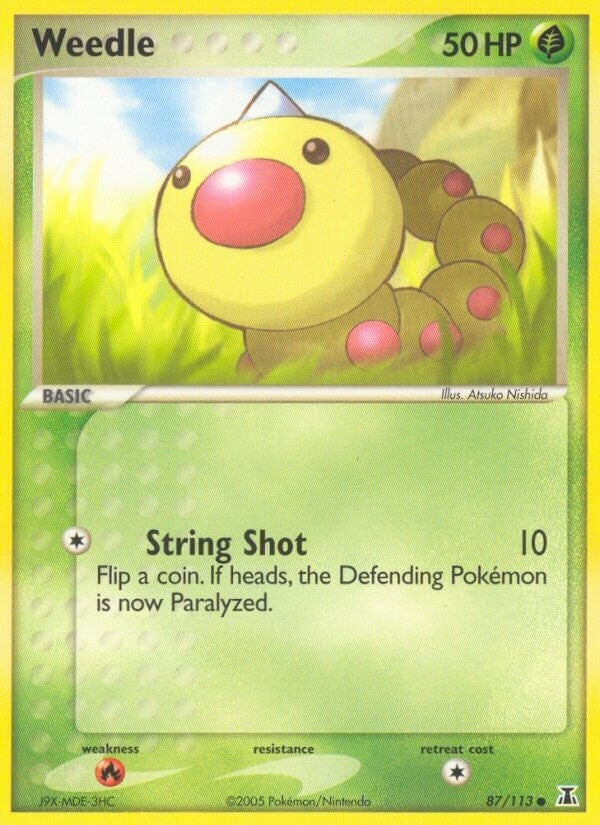 Image for Weedle (87/113) (DS) - Pokemon