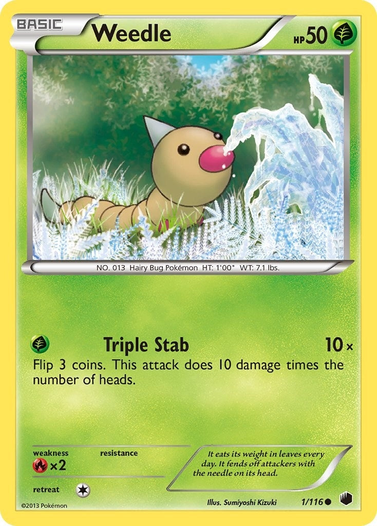 Image for Weedle (1/116) (PLF) - Pokemon