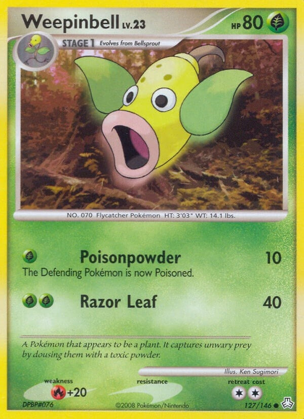 Image for Weepinbell (127/146) (LA) - Pokemon