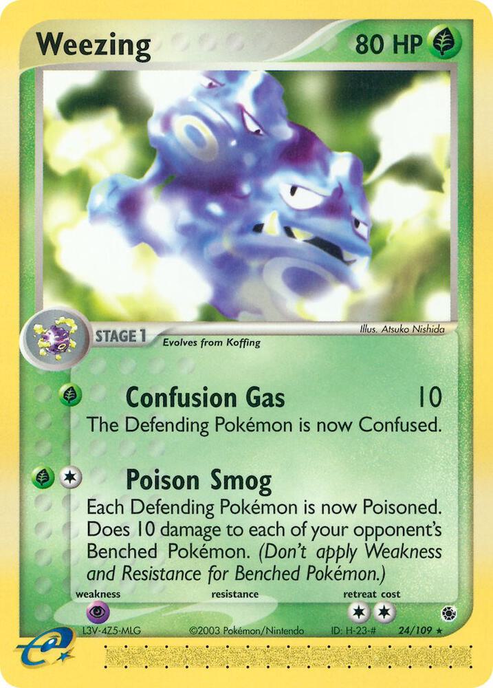 Image for Weezing (24/109) (RS) - Pokemon
