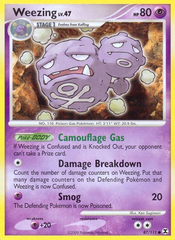 Image for Weezing (87/111) (RR) - Pokemon