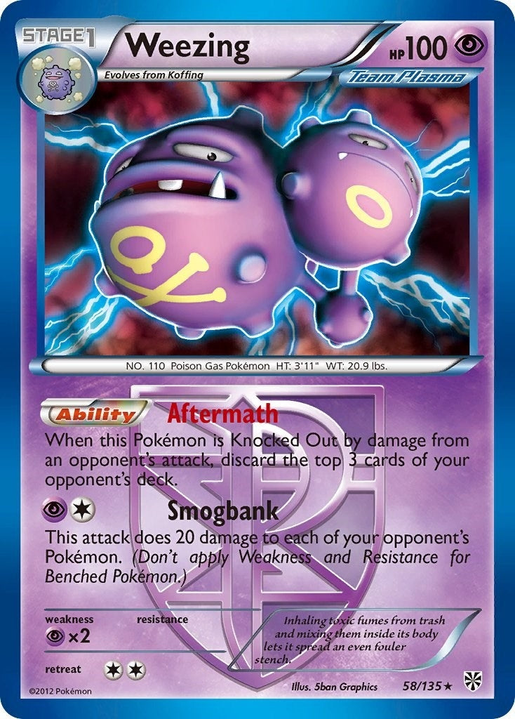 Image for Weezing (Team Plasma) (58/135) (PLS) - Pokemon