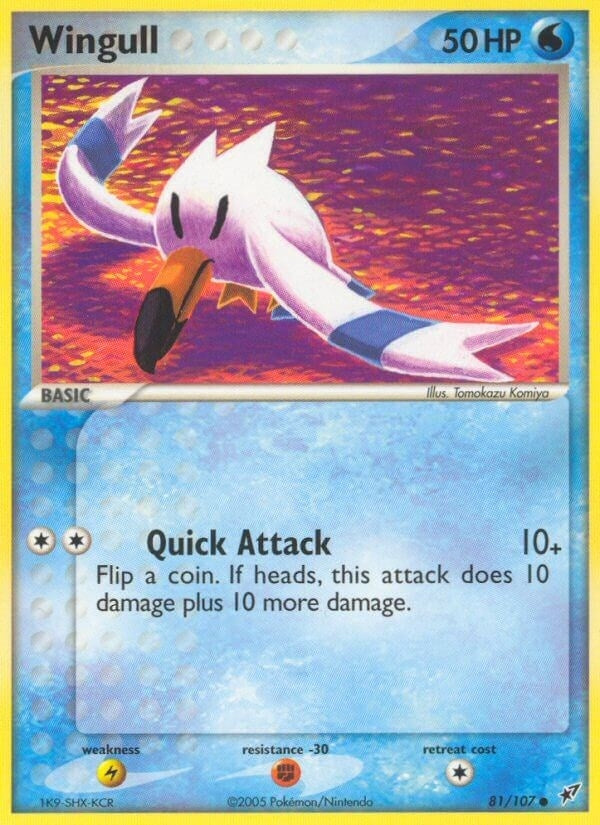 Image for Wingull (81/107) (DX) - Pokemon