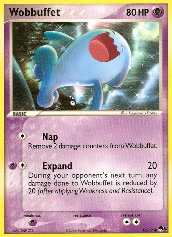Image for Wobbuffet (016/017) (POP) - Pokemon