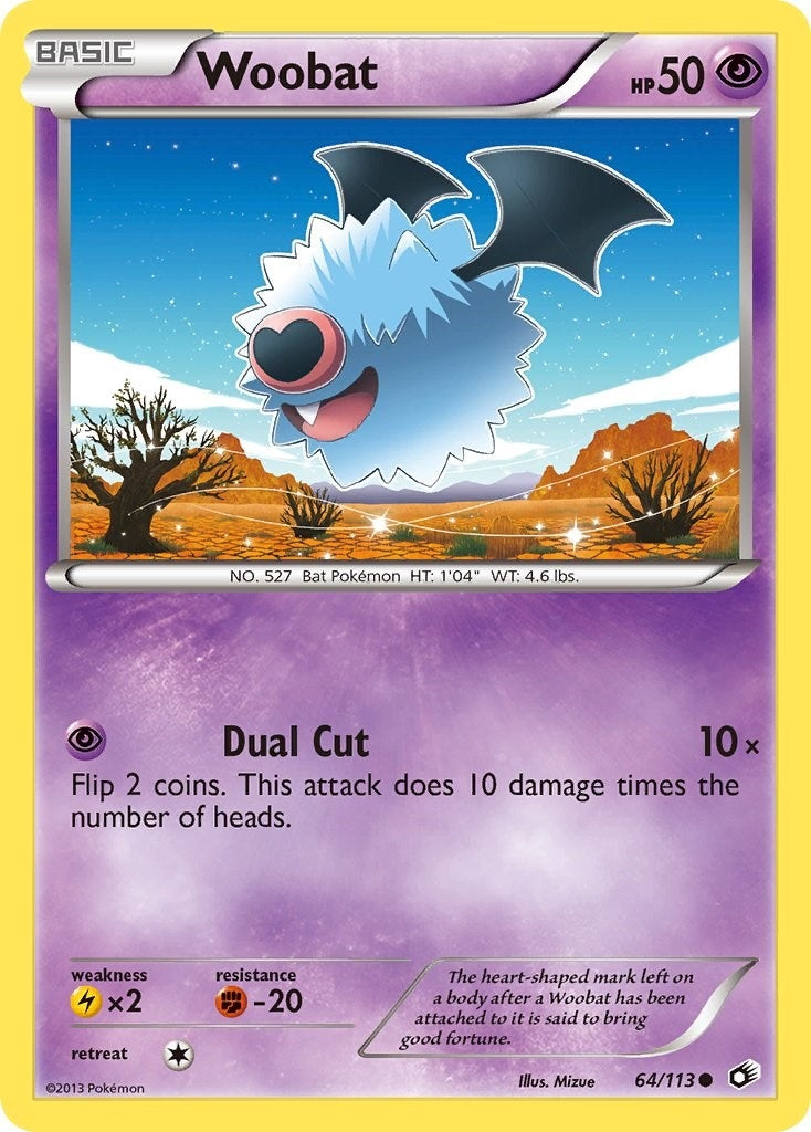 Image for Woobat (64/113) (LTR) - Pokemon