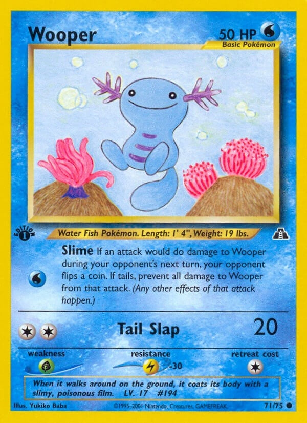 Image for Wooper (71/75) (N2) - Pokemon